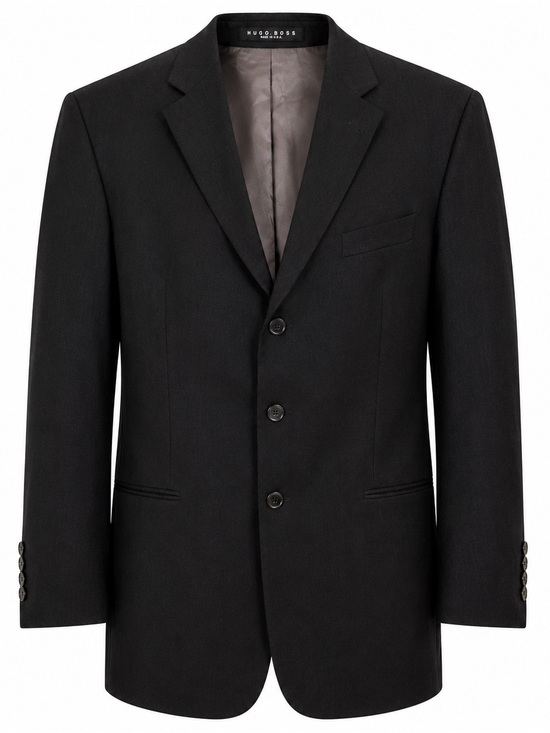 Hugo Boss Other - Hugo Boss Black Three-Button Men's Suit Jacket 44R needs cleaned